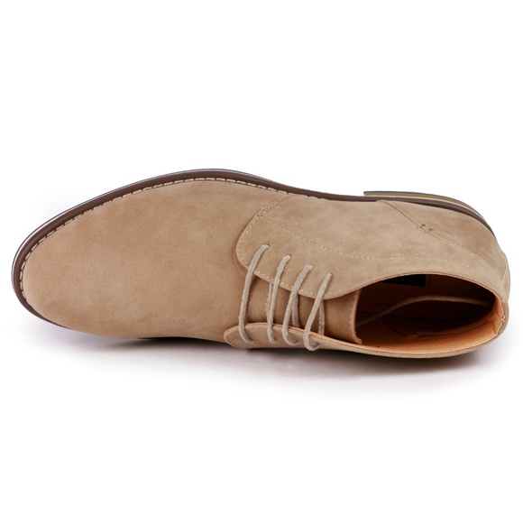 Metrocharm MC131 Beige Lace Up Oxford Dress Boot